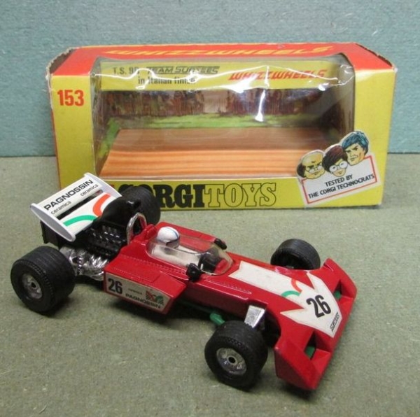Corgi Toys Surtees TS 9B Formula I 1971 DieCast Model in original box (7459)